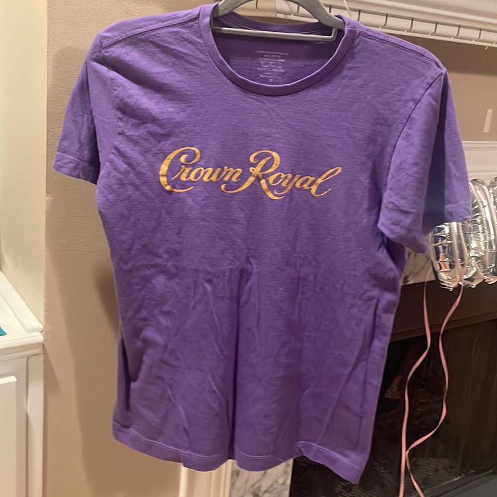 Purple Crown Royal T-Shirt Small Unisex